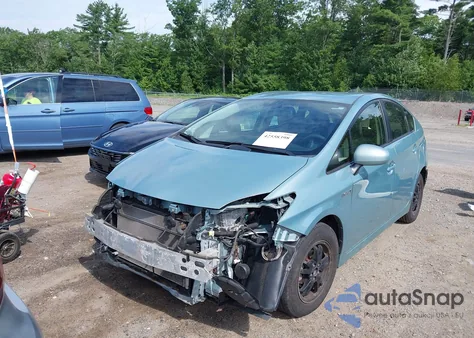 2012 Toyota Prius Three from USA, damaged, VIN JTDKN3DU2C1515976